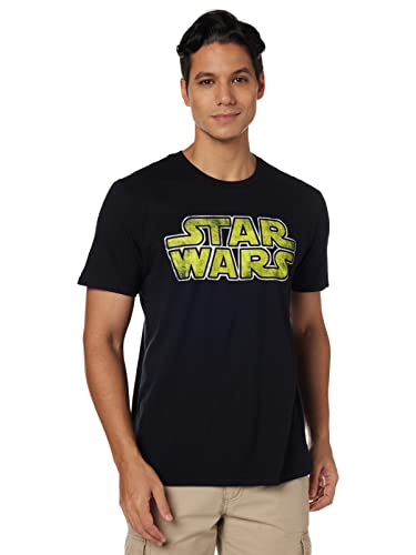 Amazon.com: Star Wars Men's Classic Vintage Simple Logo T-Shirt